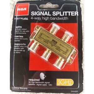 RCA DH44SPF Signal Splitter 4-Way High Bandwidth